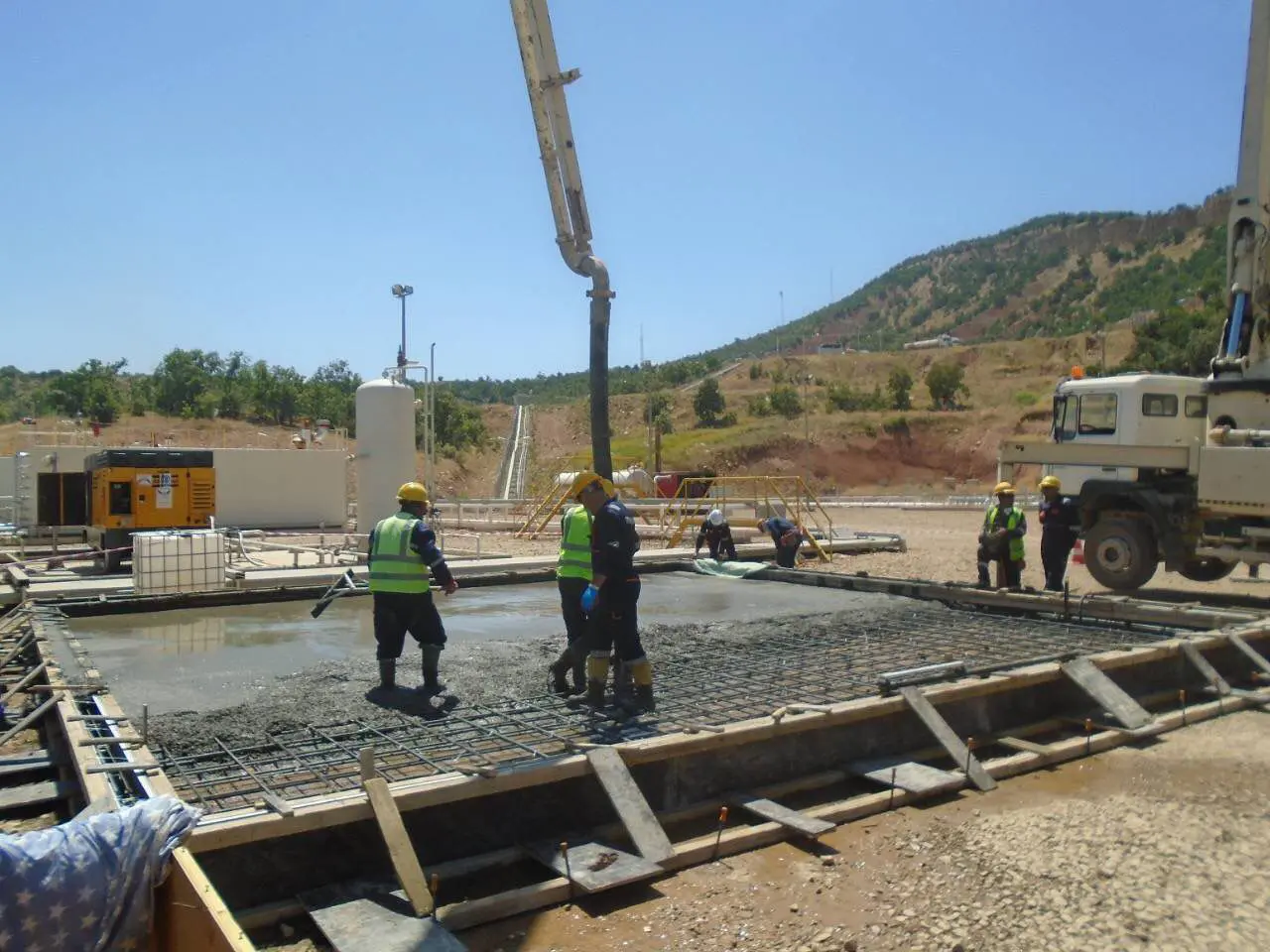 Pump and LER Foundation Construction.